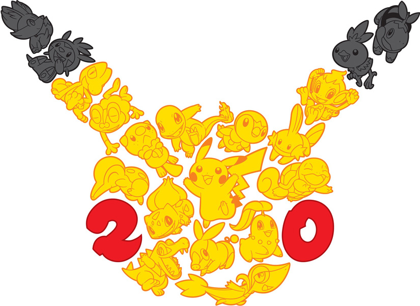 Etude pour les 20 ans de Pokémon – avancement