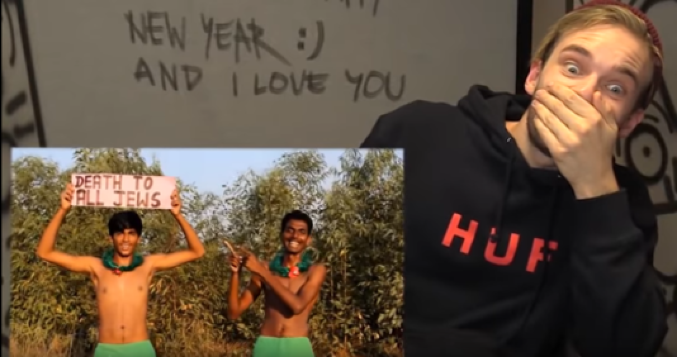 PewDiePie et le message antisémite sur sa vidéo