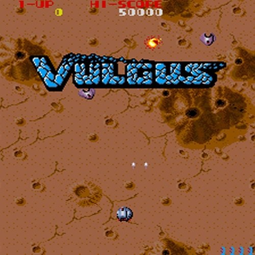 Vulgus, premier jeu sorti par Capcom, sur Arcade (1984)